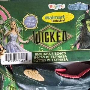 Disguise Wicked Elphaba's Boots for Kids - Black and Pink